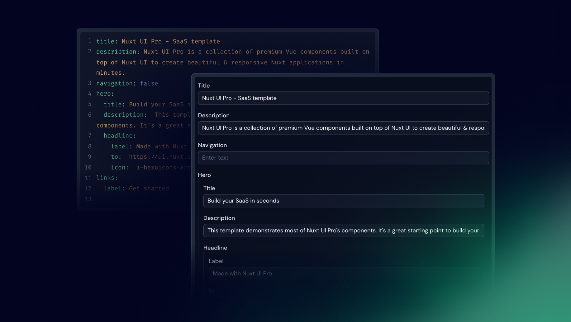 Visual YAML and JSON File Edition